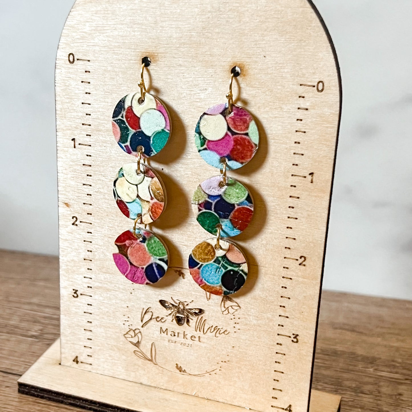 Confetti Tiered Party Earrings