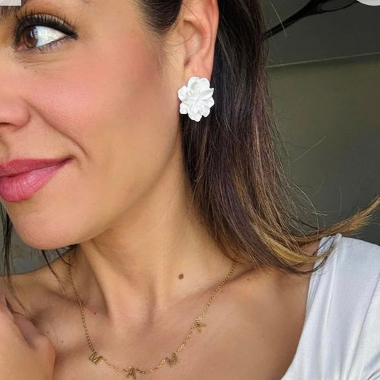 Camellia Flower Earrings