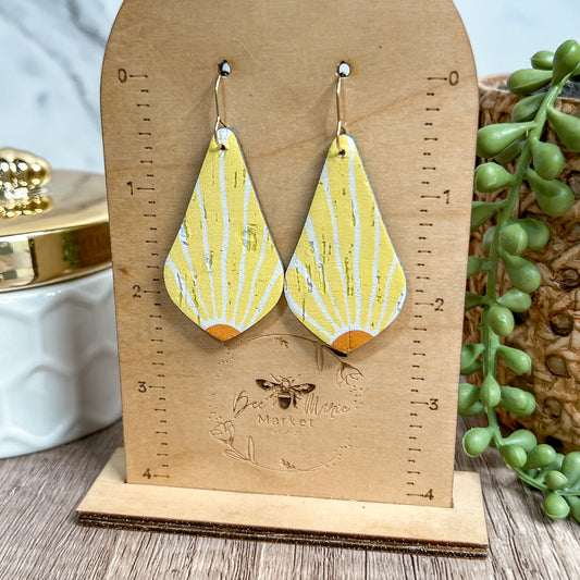 Rise & Shine Pointed Teardrop Earrings