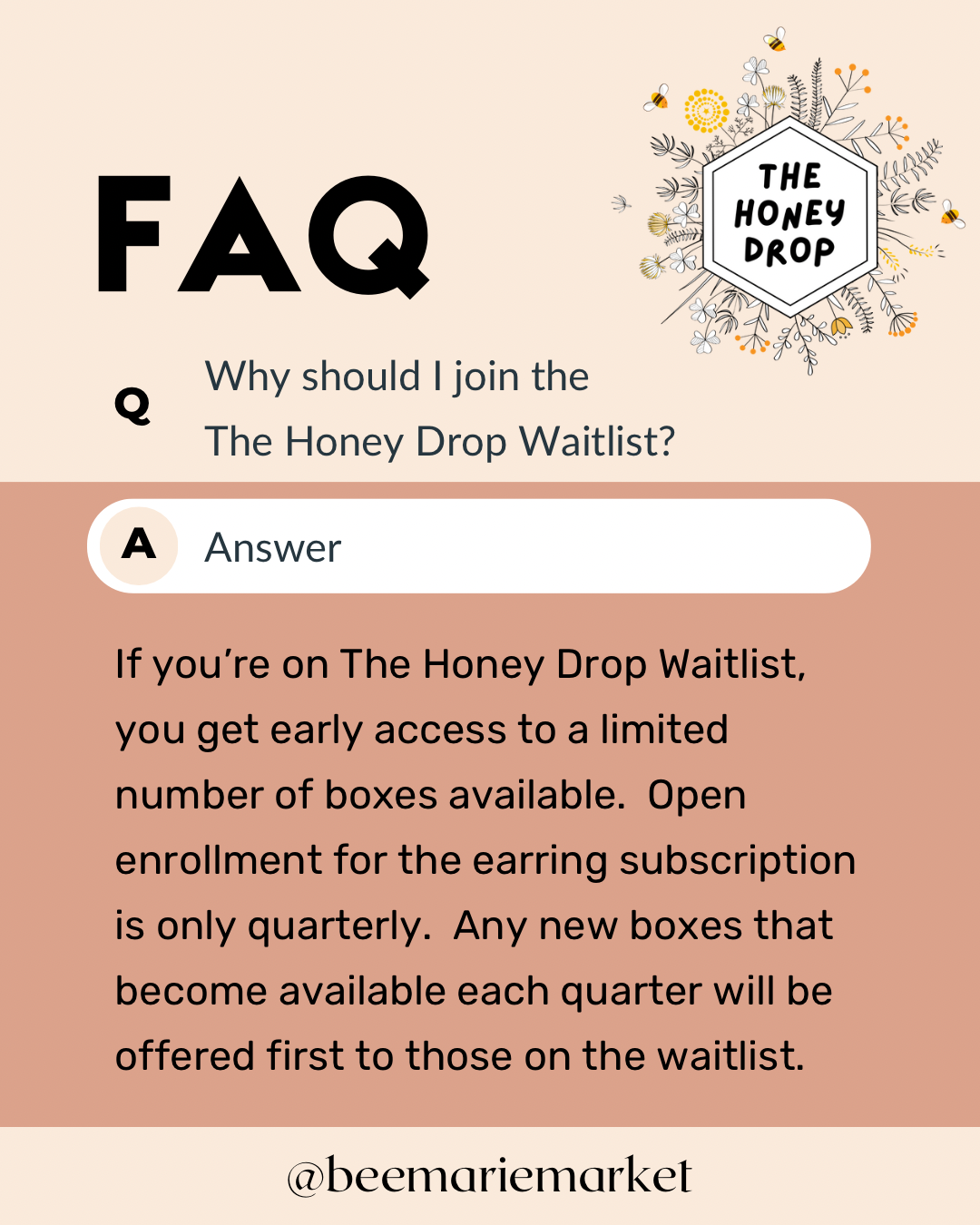 The Honey Drop - Monthly Subscription Earring Box