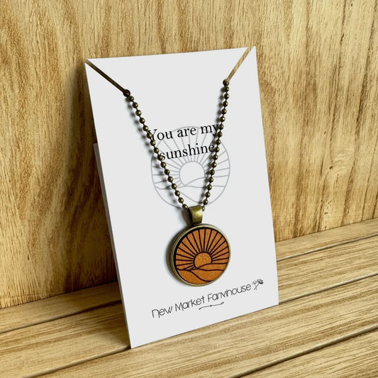 Sunshine Leather Necklace