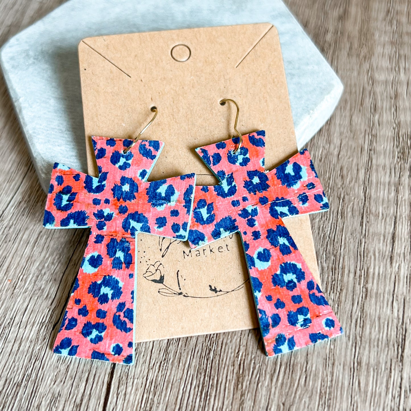 Wild Faith Cross Earrings