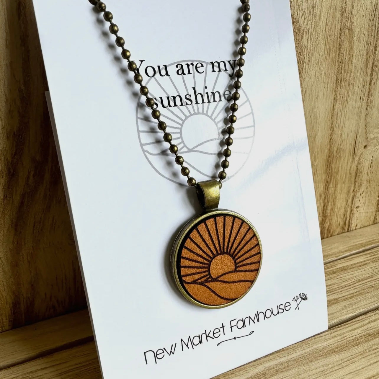 Sunshine Leather Necklace