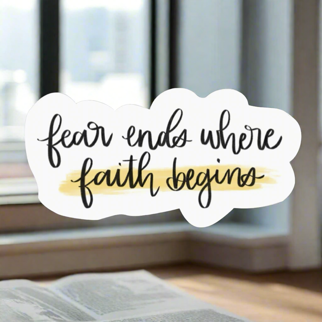 Fear Ends Premium Vinyl Sticker