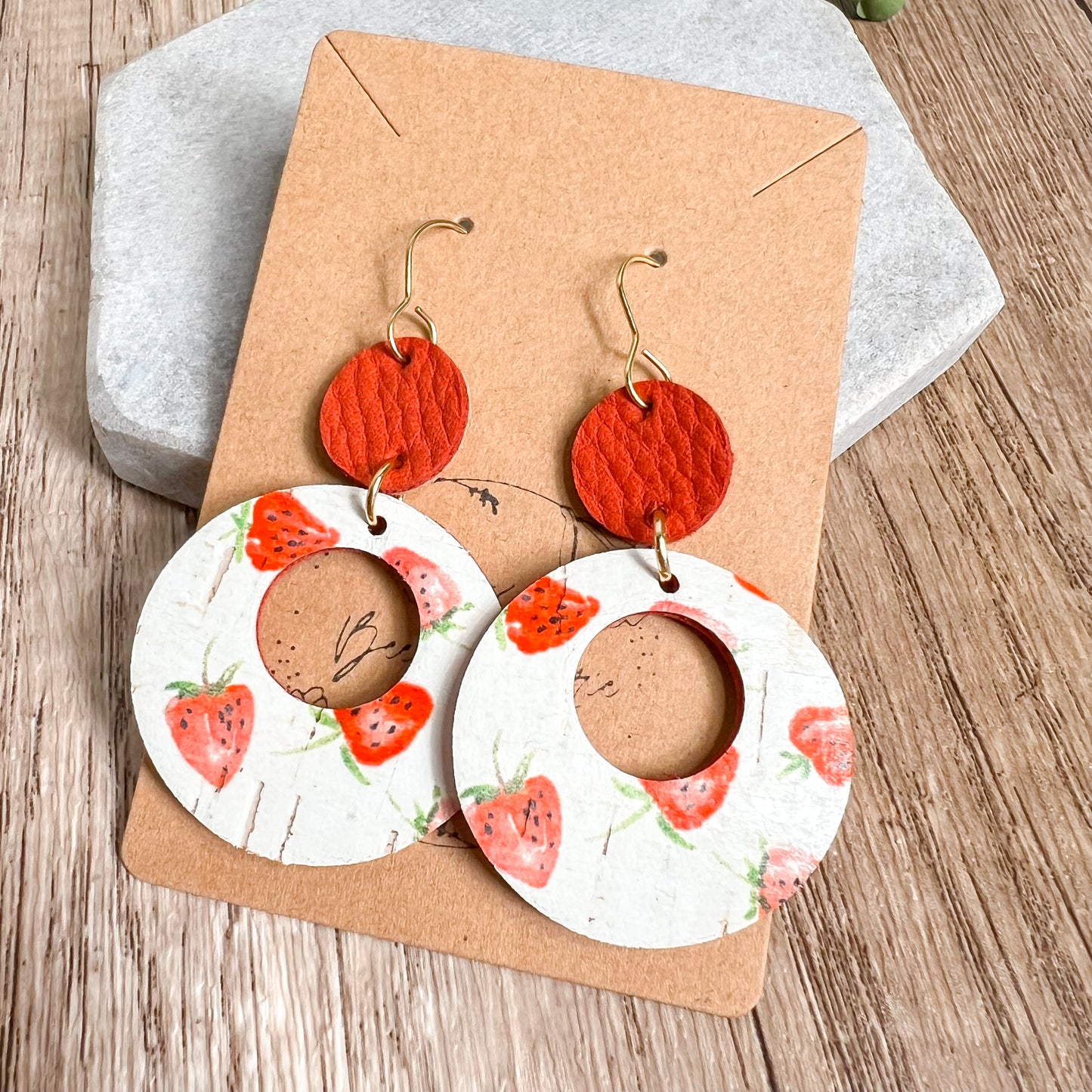 Berry Sweet Hoop Earrings