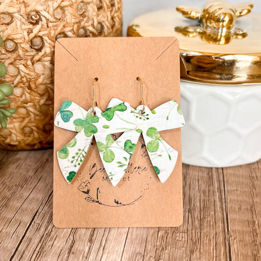 Clover Bow Earrings