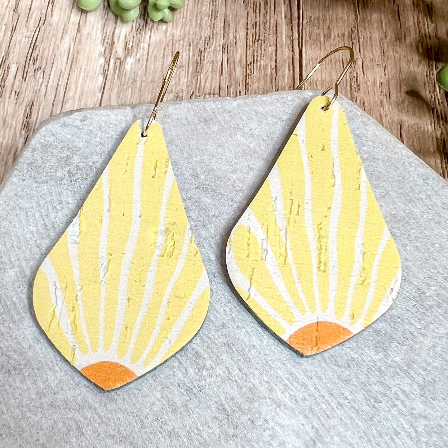 Rise & Shine Pointed Teardrop Earrings