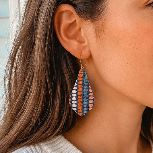 Americana Dot Pointed Teardrops