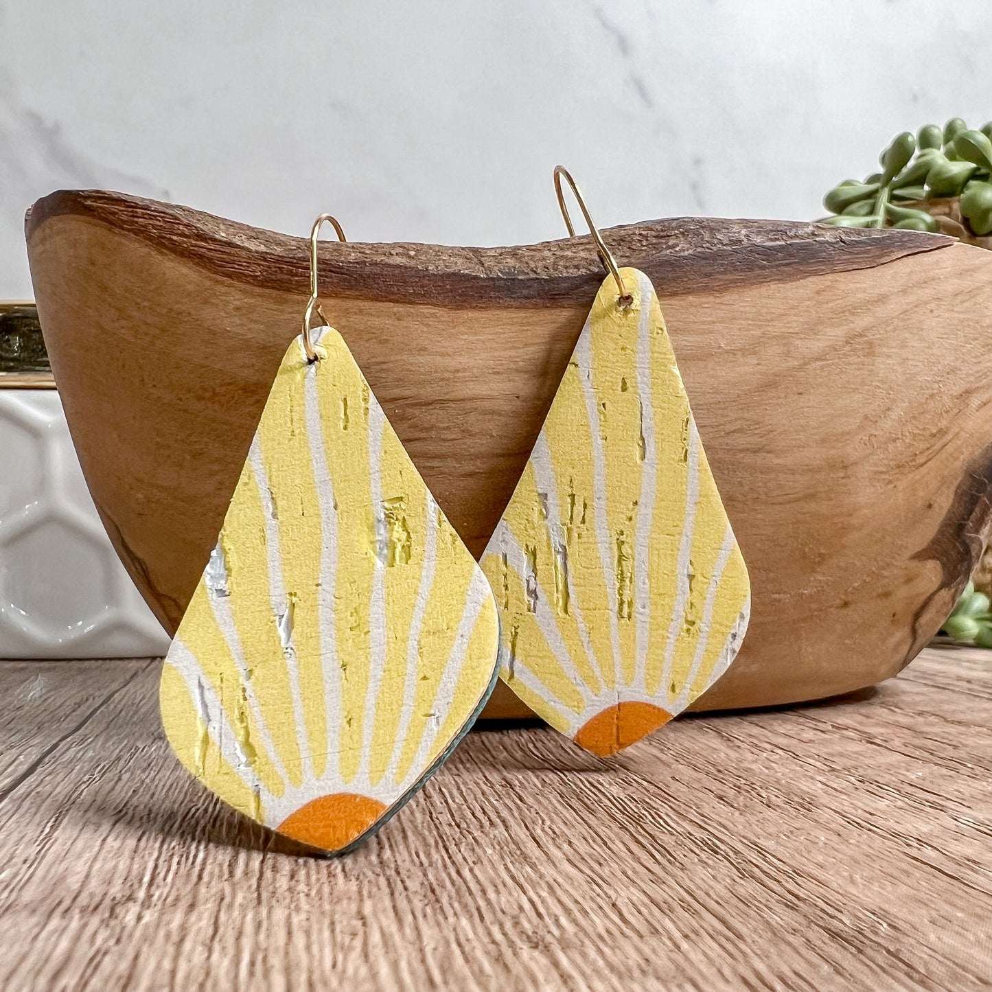 Rise & Shine Pointed Teardrop Earrings