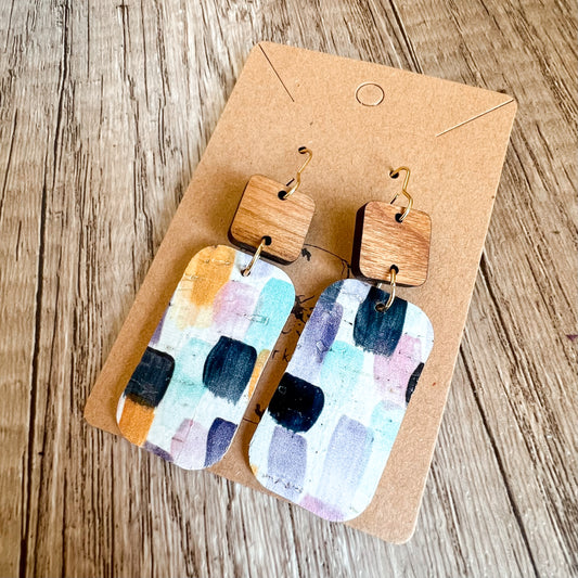 Alyssa Purple Rain Earrings