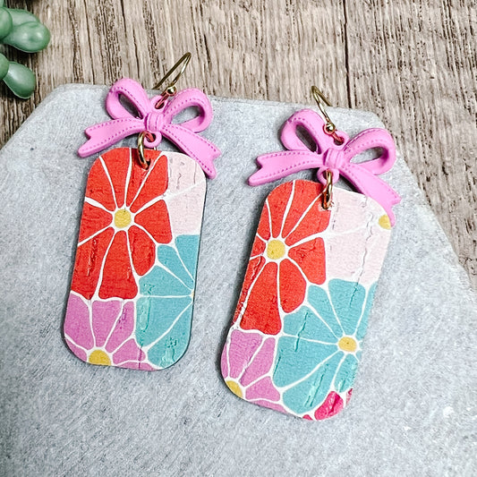 Petal Pop Bow Dangles