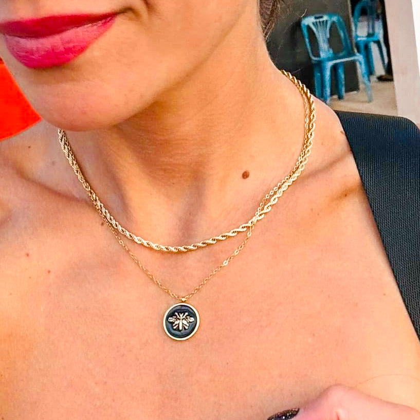 Just Bee Charm Necklace