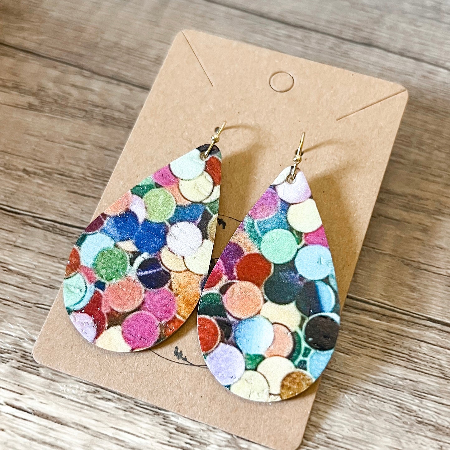 Confetti Teardrop Earrings