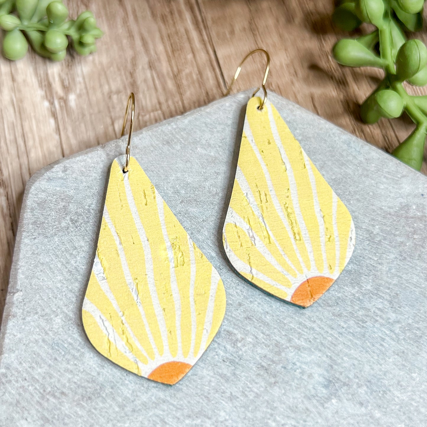 Rise & Shine Pointed Teardrop Earrings