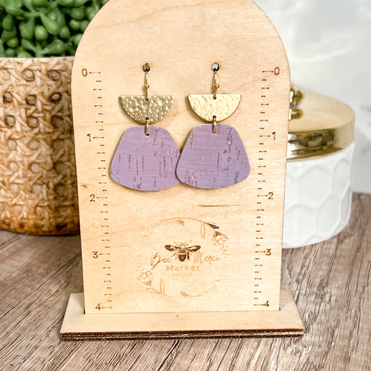 Layla Lavender Drop Earrings