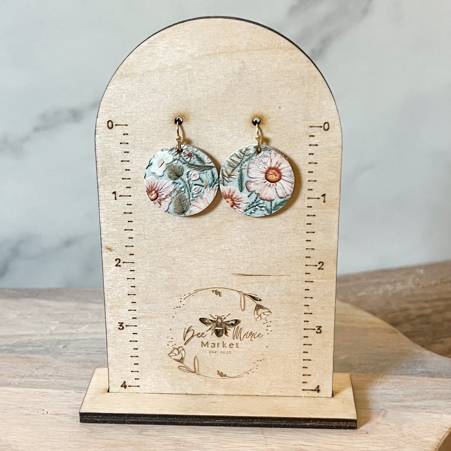 Sage Garden Round Earrings