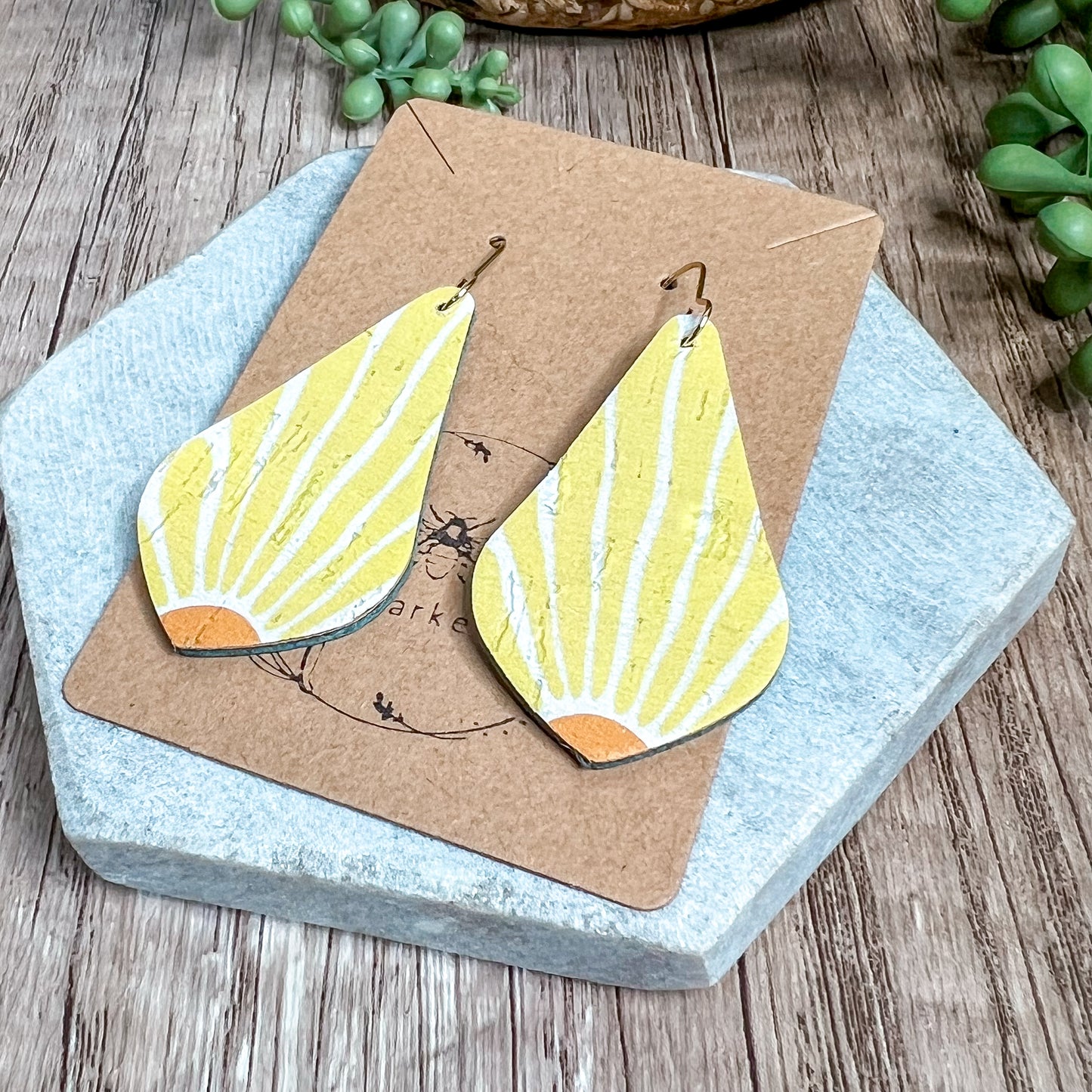 Rise & Shine Pointed Teardrop Earrings