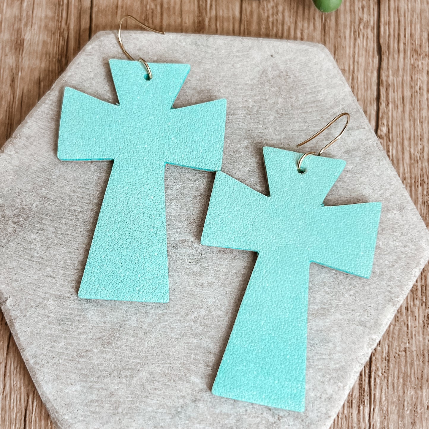Wild Faith Cross Earrings