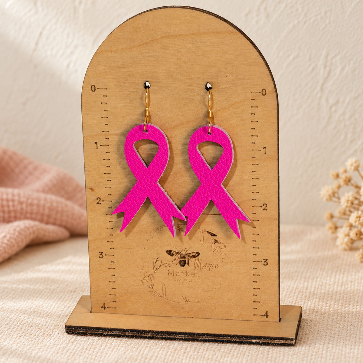 Pink Ribbon Awareness Earrings – Choose Your Style