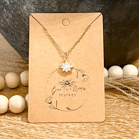 North Star Sparkle Necklace
