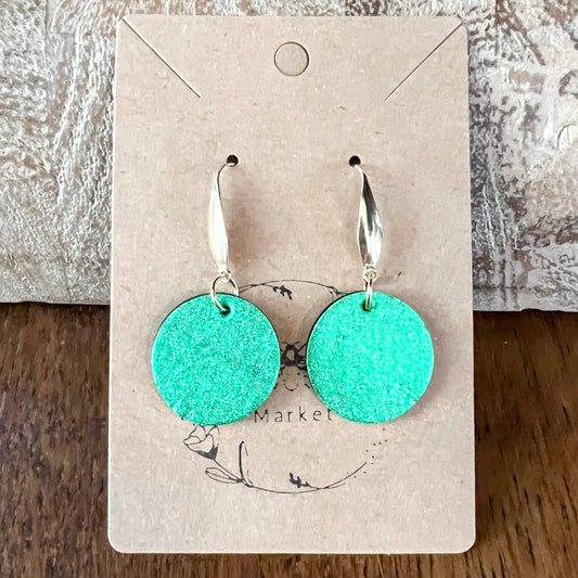 Emerald Metallic Shimmer Rounds