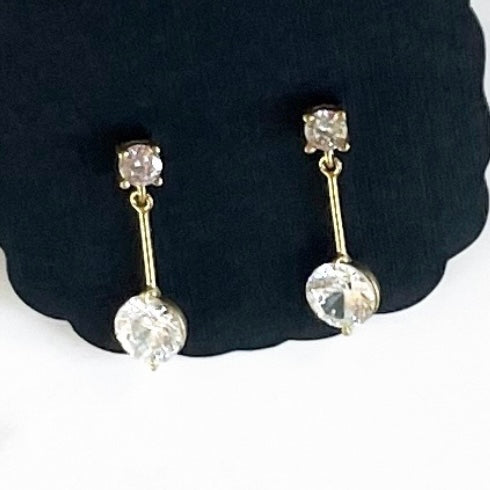 Valerie Vintage Style Diamond Drops