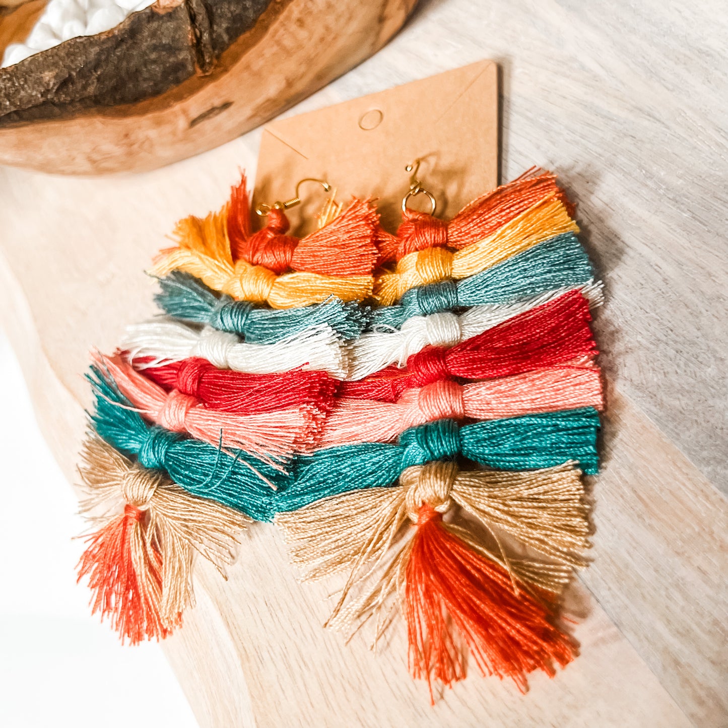 Carrie Fringe Tassel Earrings