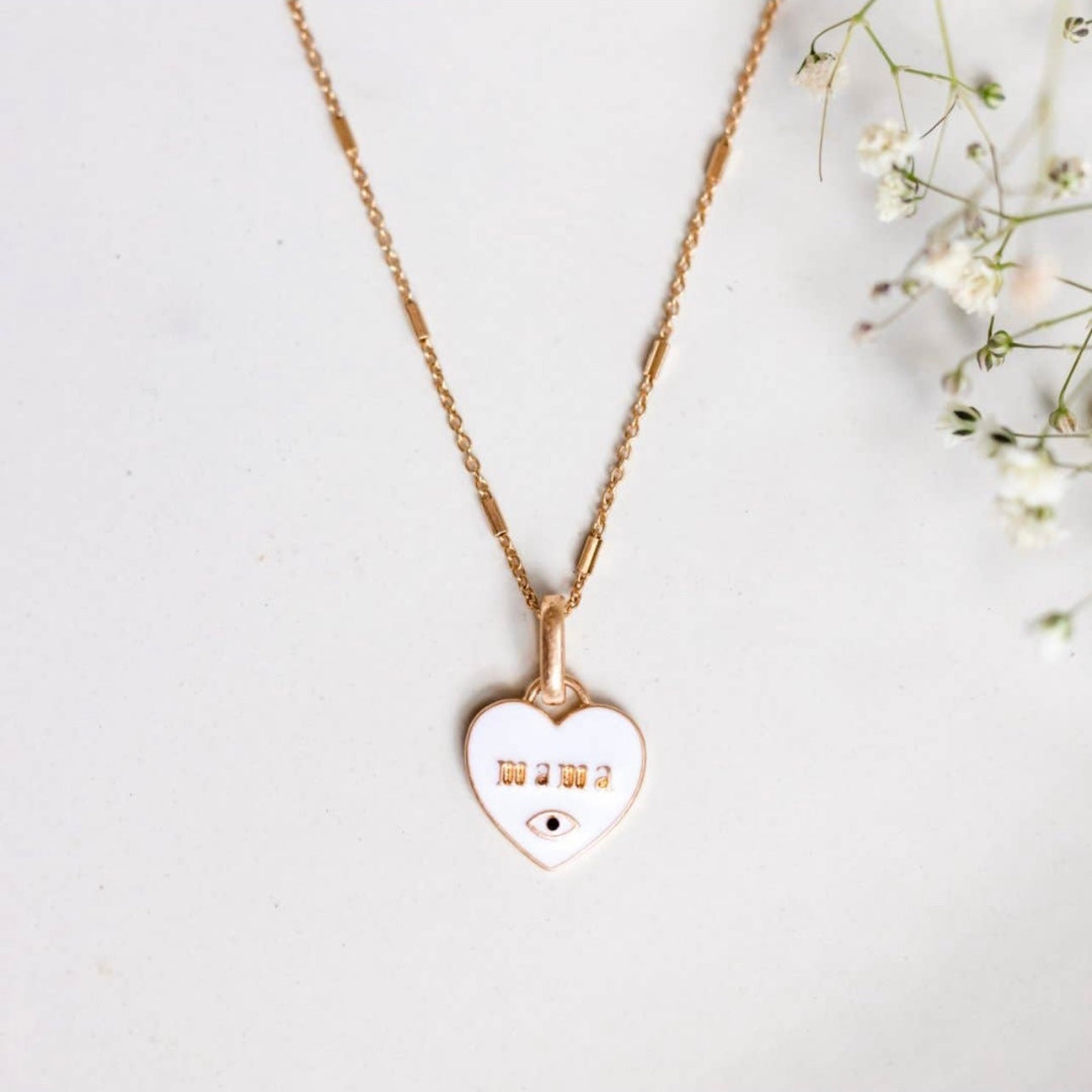 Mama’s Eye Charm Necklace
