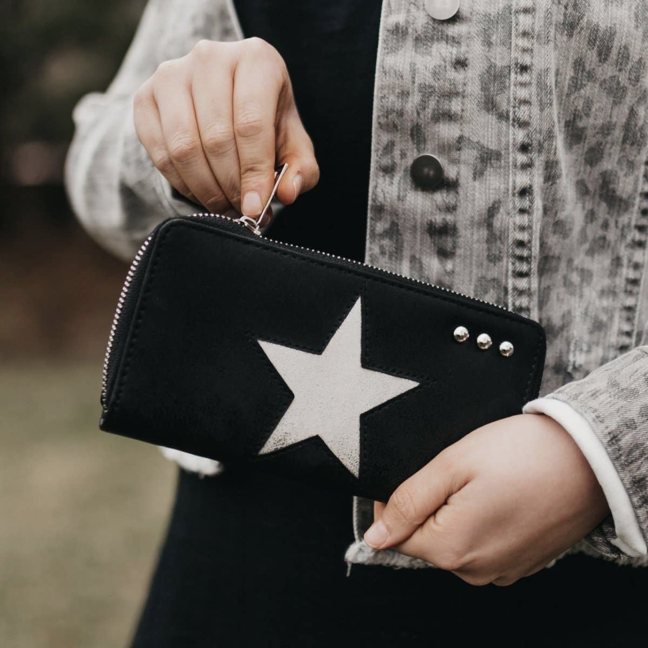 Rockstar Wallet - Silver