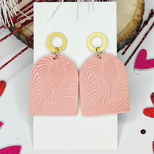 Brandi Polymer Clay Blush Earrings