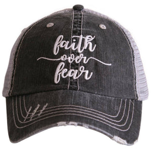 Faith over Fear Embroidered Hat