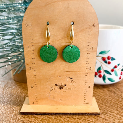 Emerald Metallic Shimmer Rounds