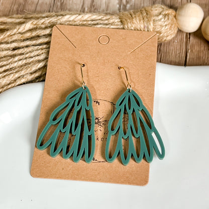 Loopy Evergreen Earrings