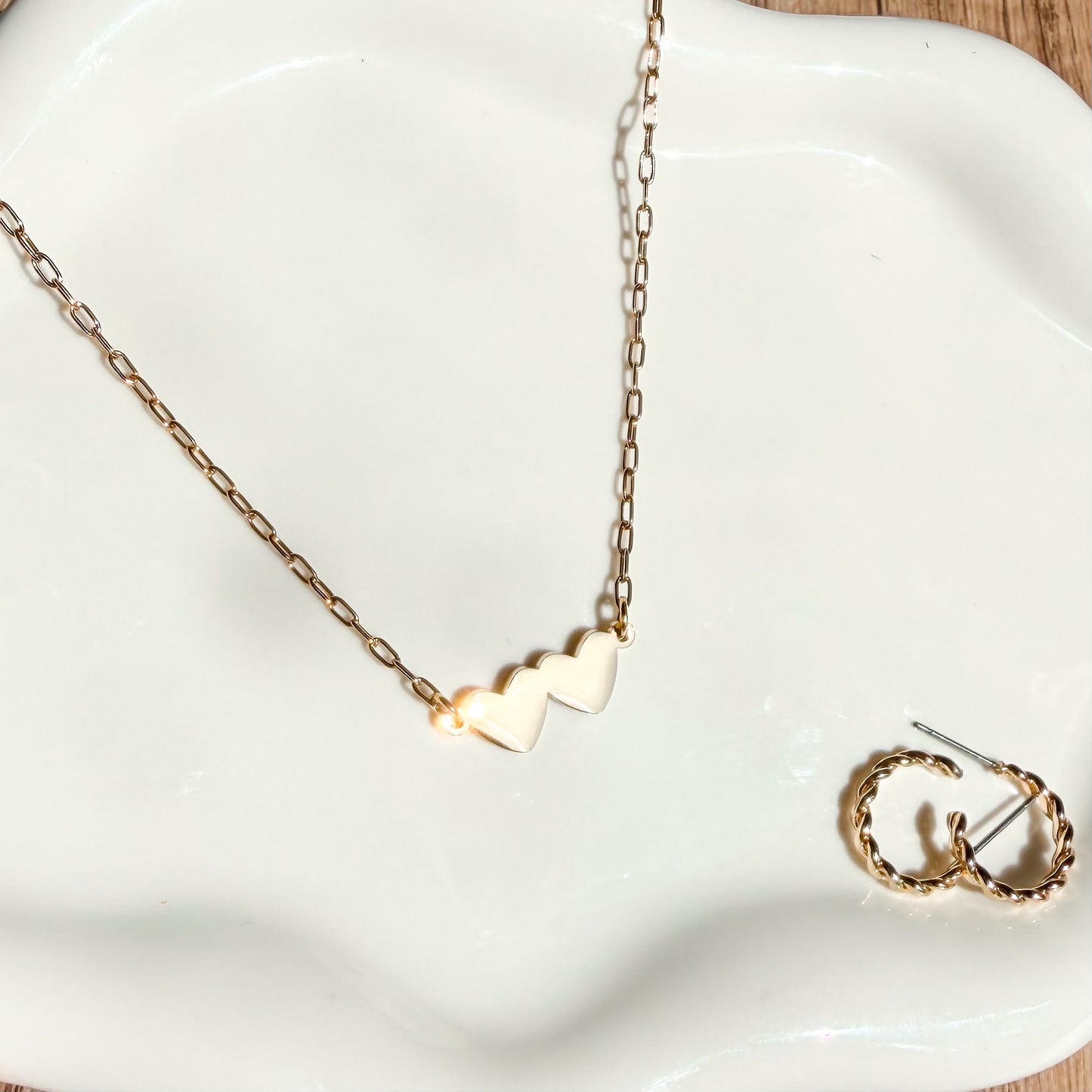 The You Are Loved Personalized Initial Heart Necklace