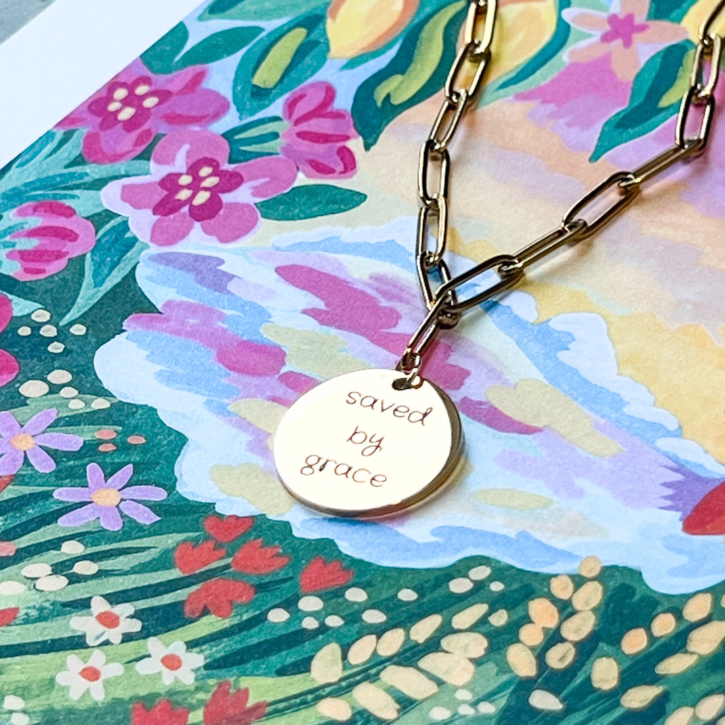 The Personalized Message Paperclip Necklace