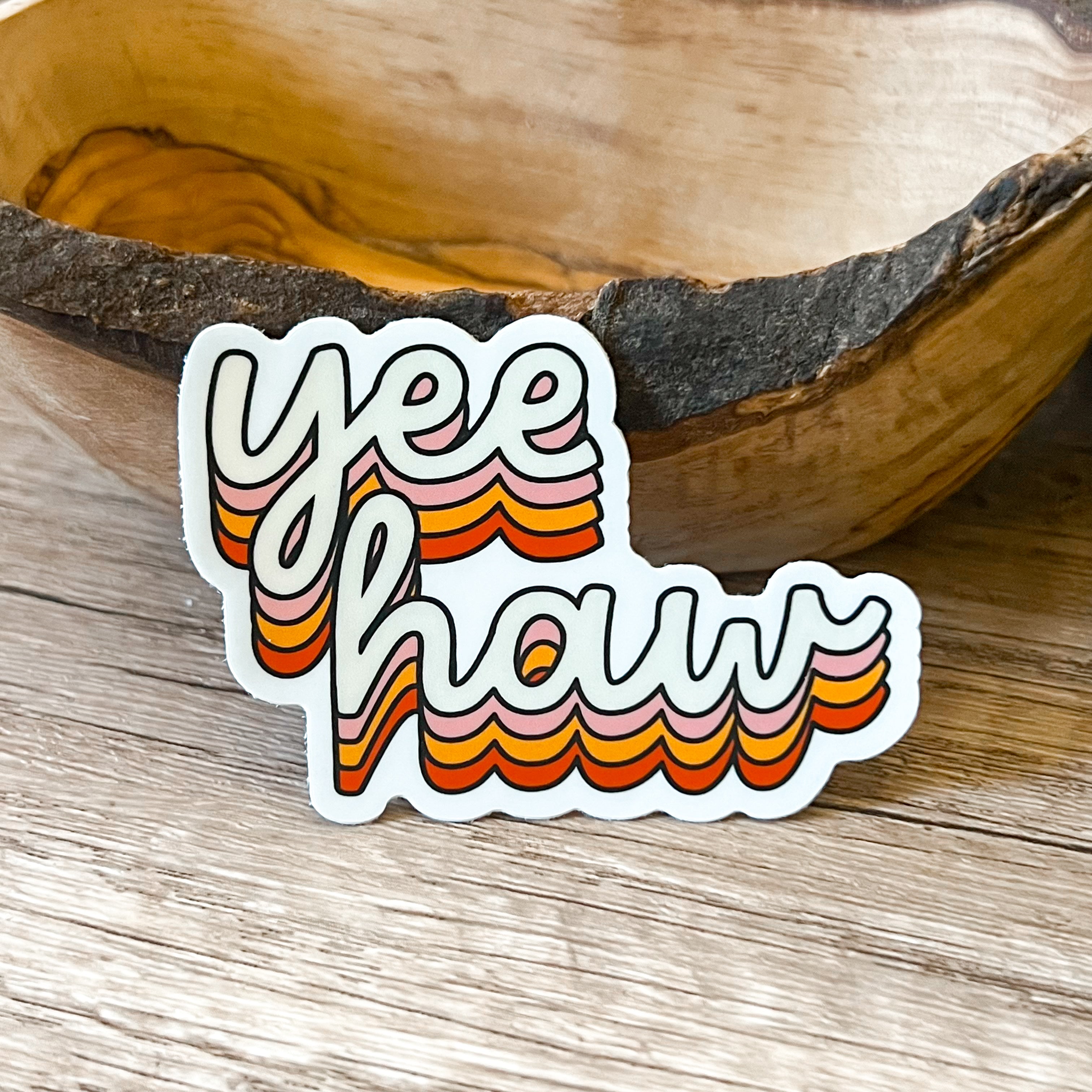 Yee Haw Vinyl Sticker