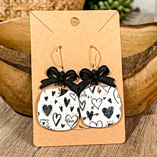 Love Notes Bow Earrings
