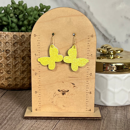 Glitter Butterfly Earrings