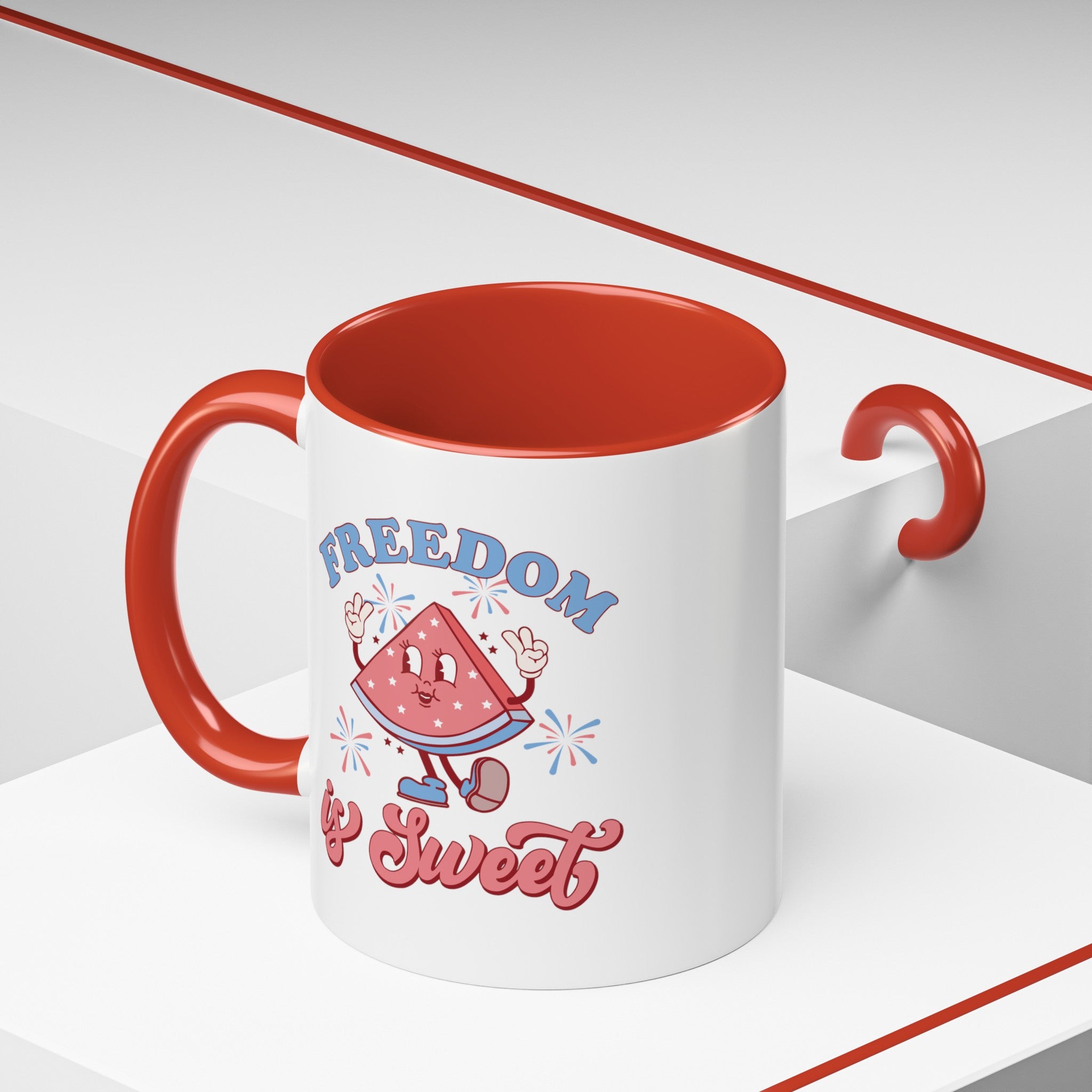 Freedom is Sweet Accent Coffee Mug 30DC