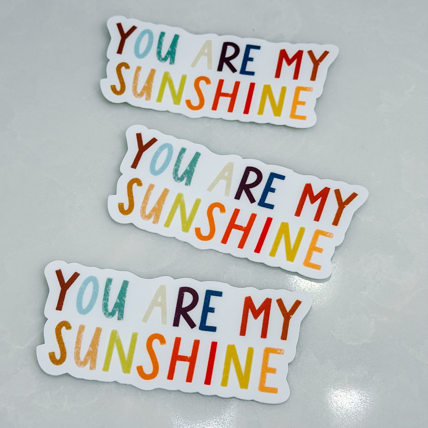 You Are My Sunshine Vinyl Positivity Sticker