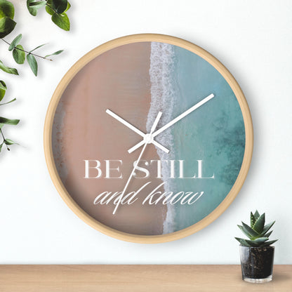 Be Still and Know Wall Clock