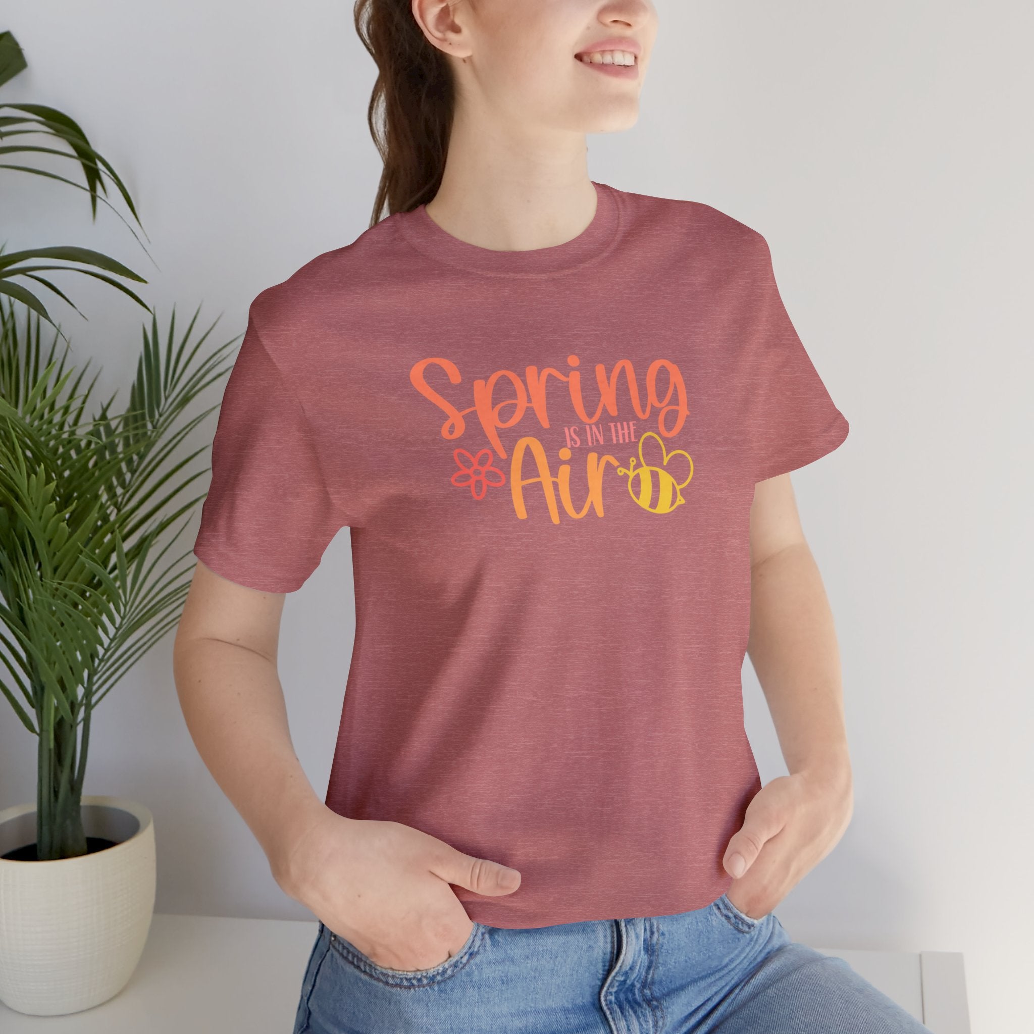 Spring is in the AirUnisex Jersey Short Sleeve Tee