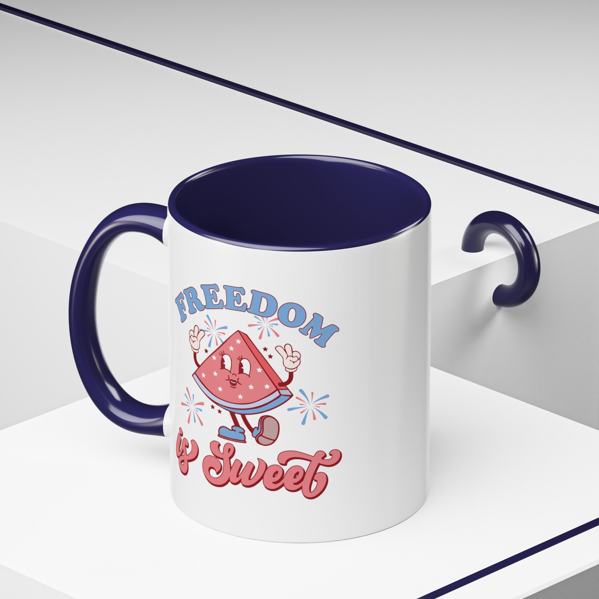 Freedom is Sweet Accent Coffee Mug 30DC