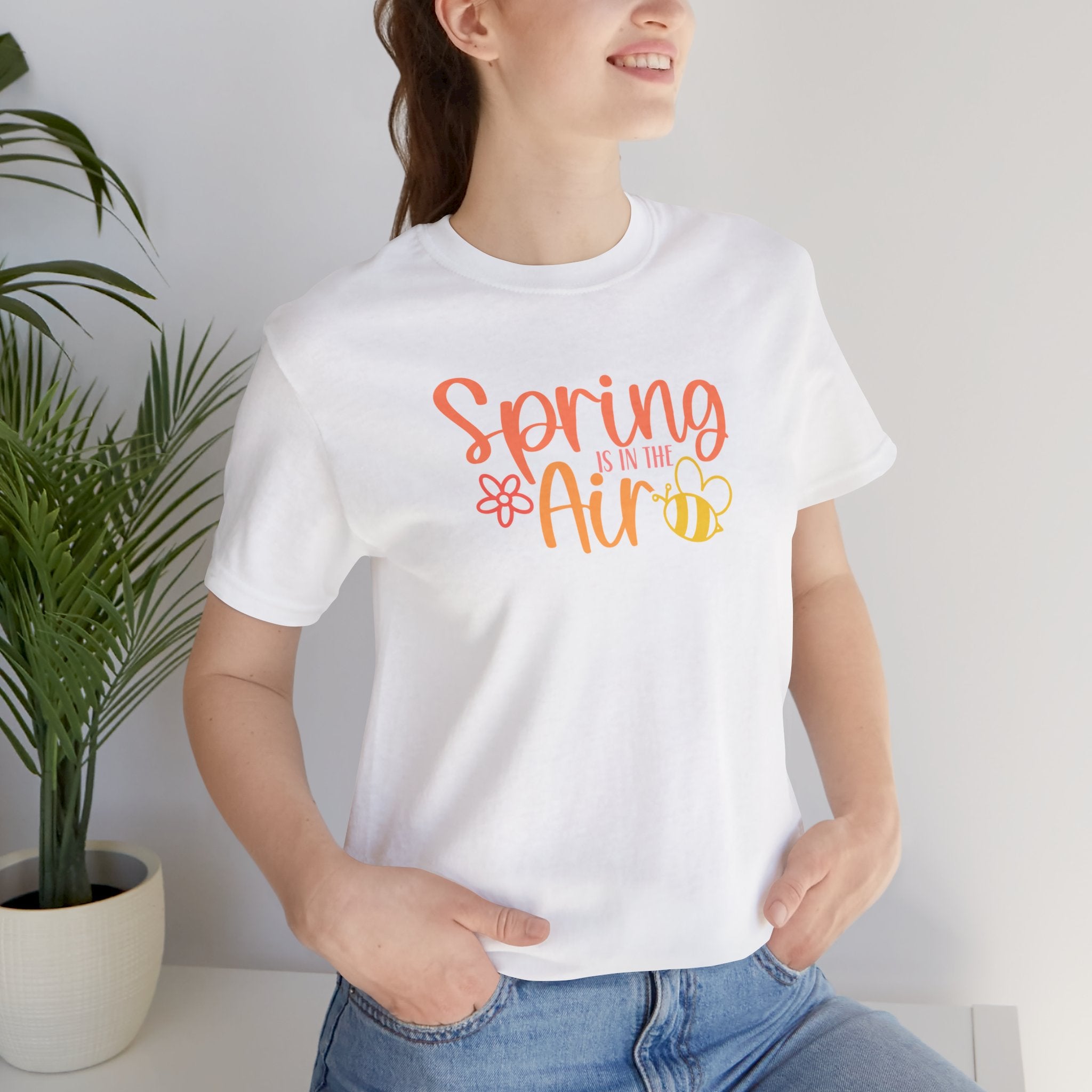 Spring is in the AirUnisex Jersey Short Sleeve Tee