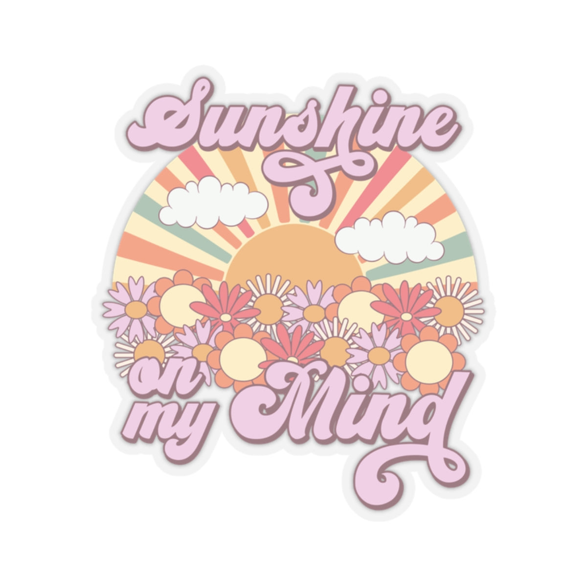 Sunshine Kiss-Cut Stickers 30DC