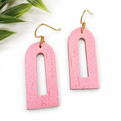 Petite Bubblegum Open Arch Earrings