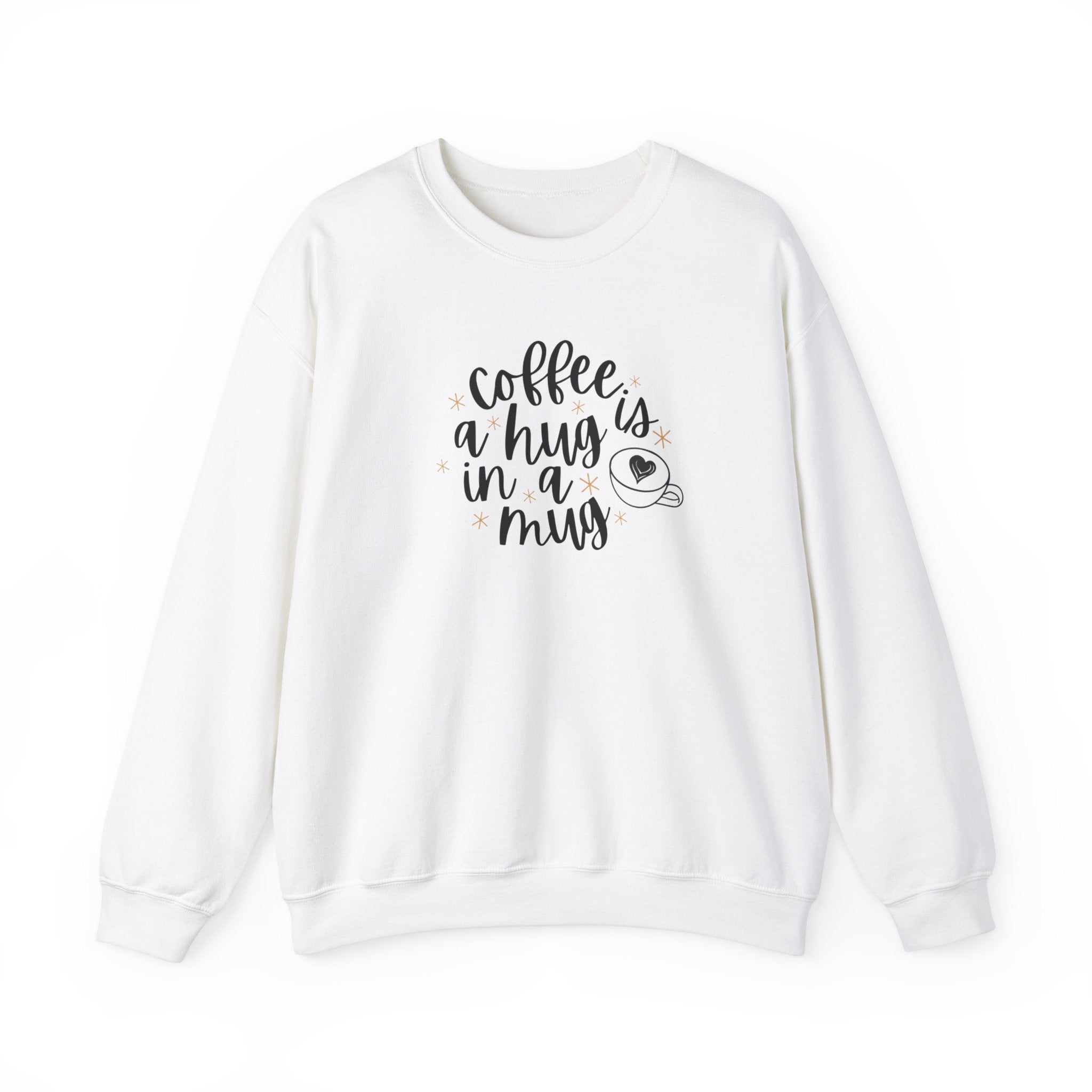 Coffee is a Hug in a Mug Unisex Heavy Blend™ Crewneck Sweatshirt