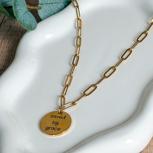The Personalized Message Paperclip Necklace