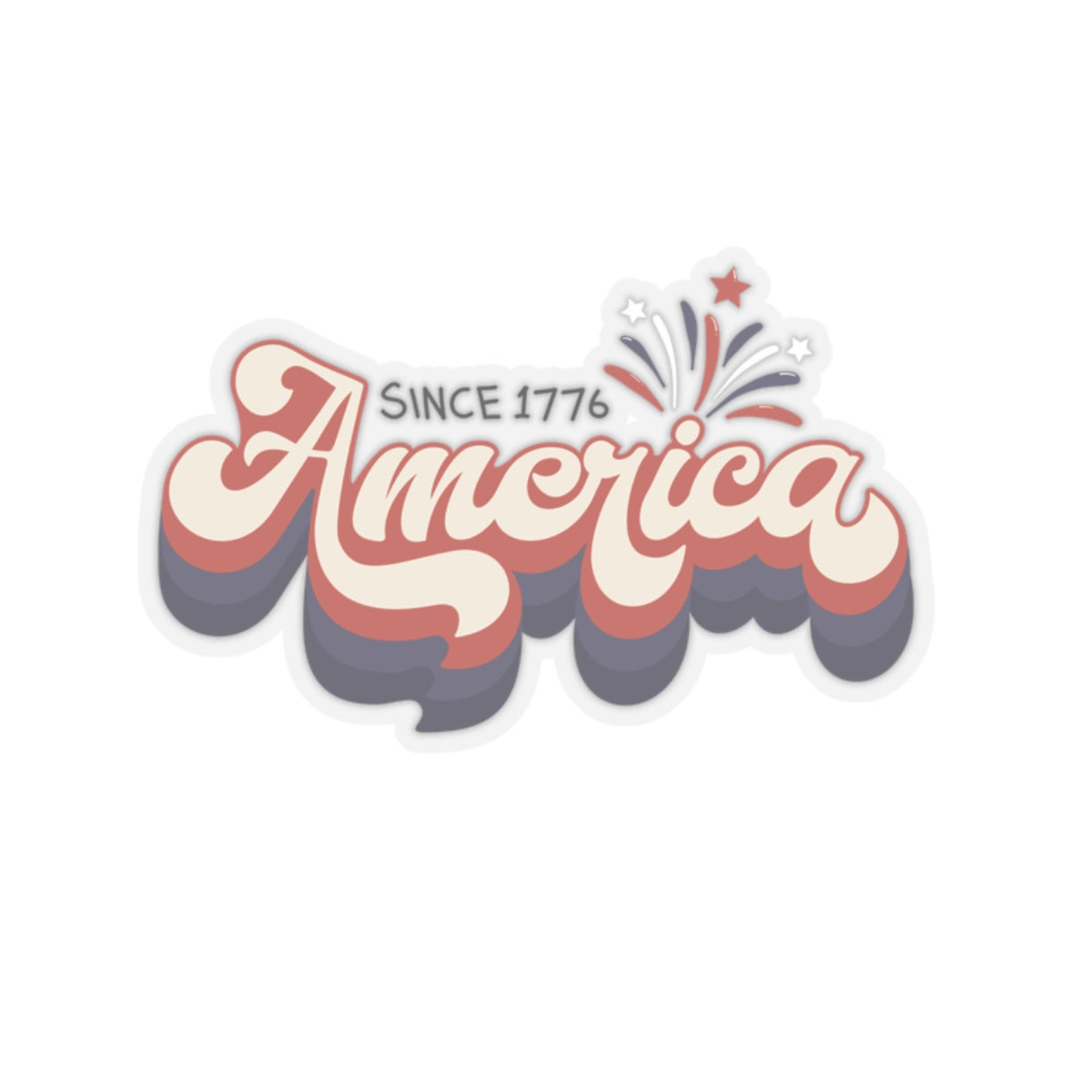 America Since 1776 Kiss-Cut Stickers 30DC