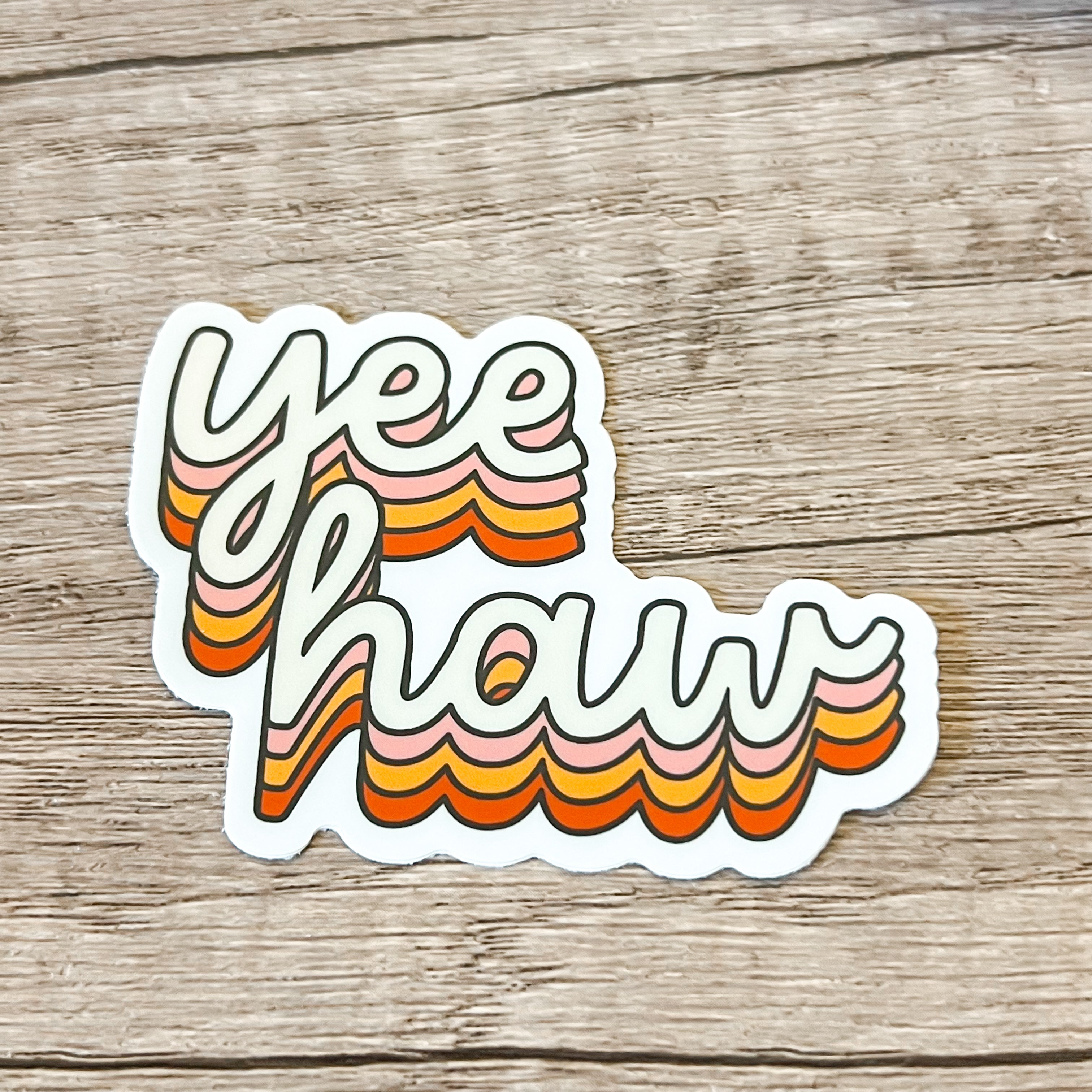 Yee Haw Vinyl Sticker